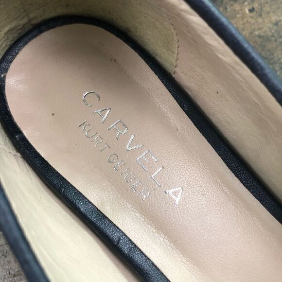 Carvela Kurt Geiger Navy loafers 36 - Picture 8 of 8